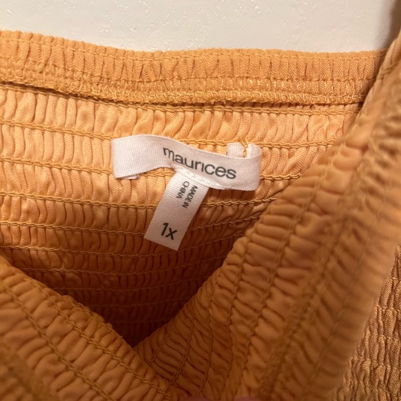 Maurice’s eyelet detailed yellow midi dress - Picture 2 of 4